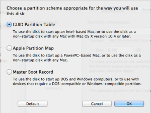 MacOS Partition